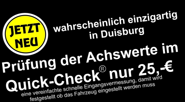 gnstige Achsvermessung Duisburg Auto Spureinstellung