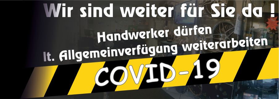 COVID 19 Autowerkstatt Duisburg Offen