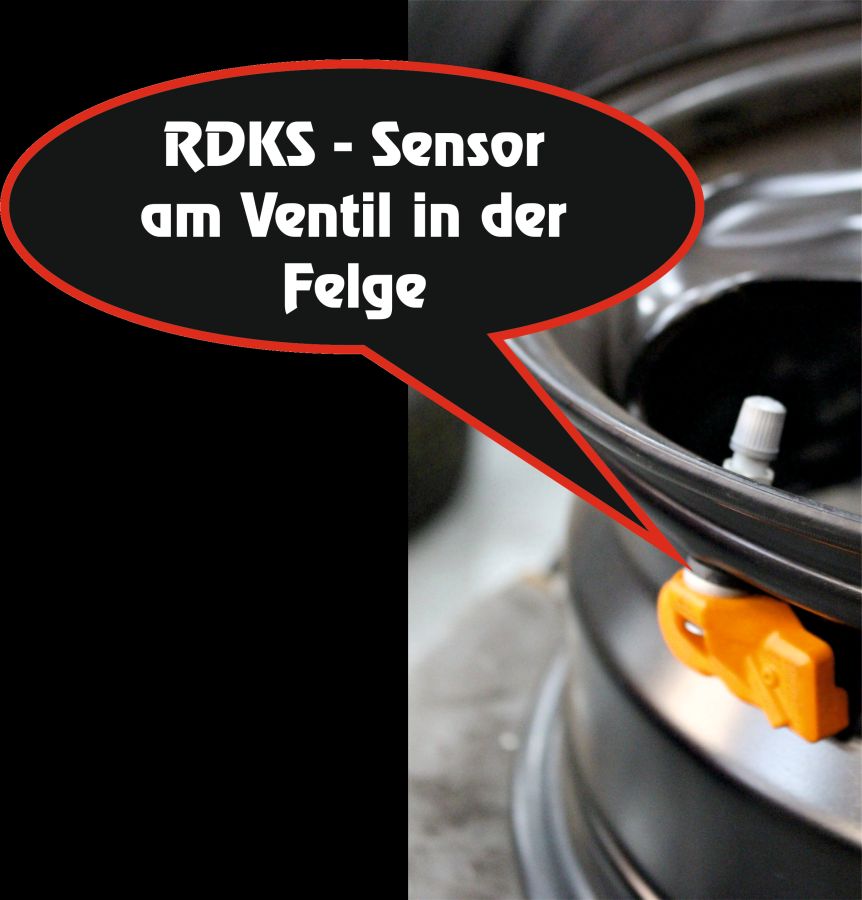 RDKS Ventil in der Felge Reifendruckkontrolle Reifen Duisburg
