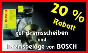 Auto Bosch Bremscheiben Bremsbelge