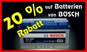KFZ Auto Batterie Bosch
