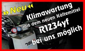 Klimawartung Klima Anlage Auto KFZ Werkstatt R1234yf